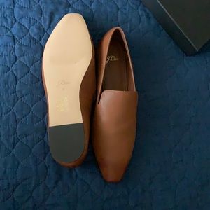 Brand new brown J Crew loafers